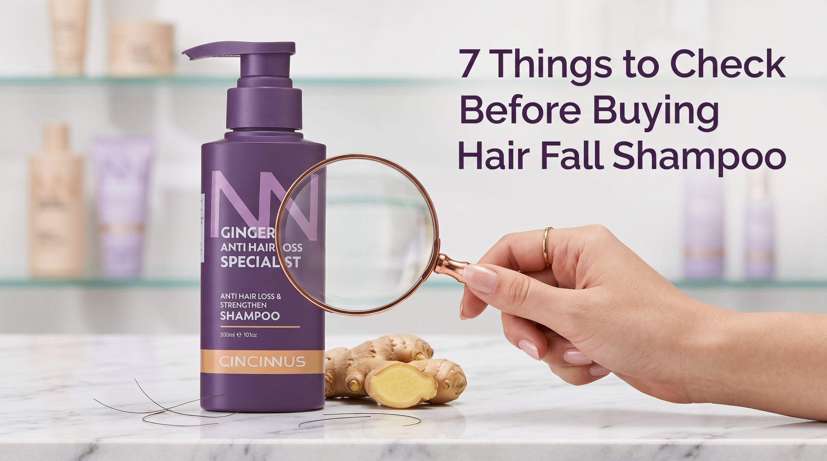 7 Things to Check Before Buying Hair Fall Shampoo