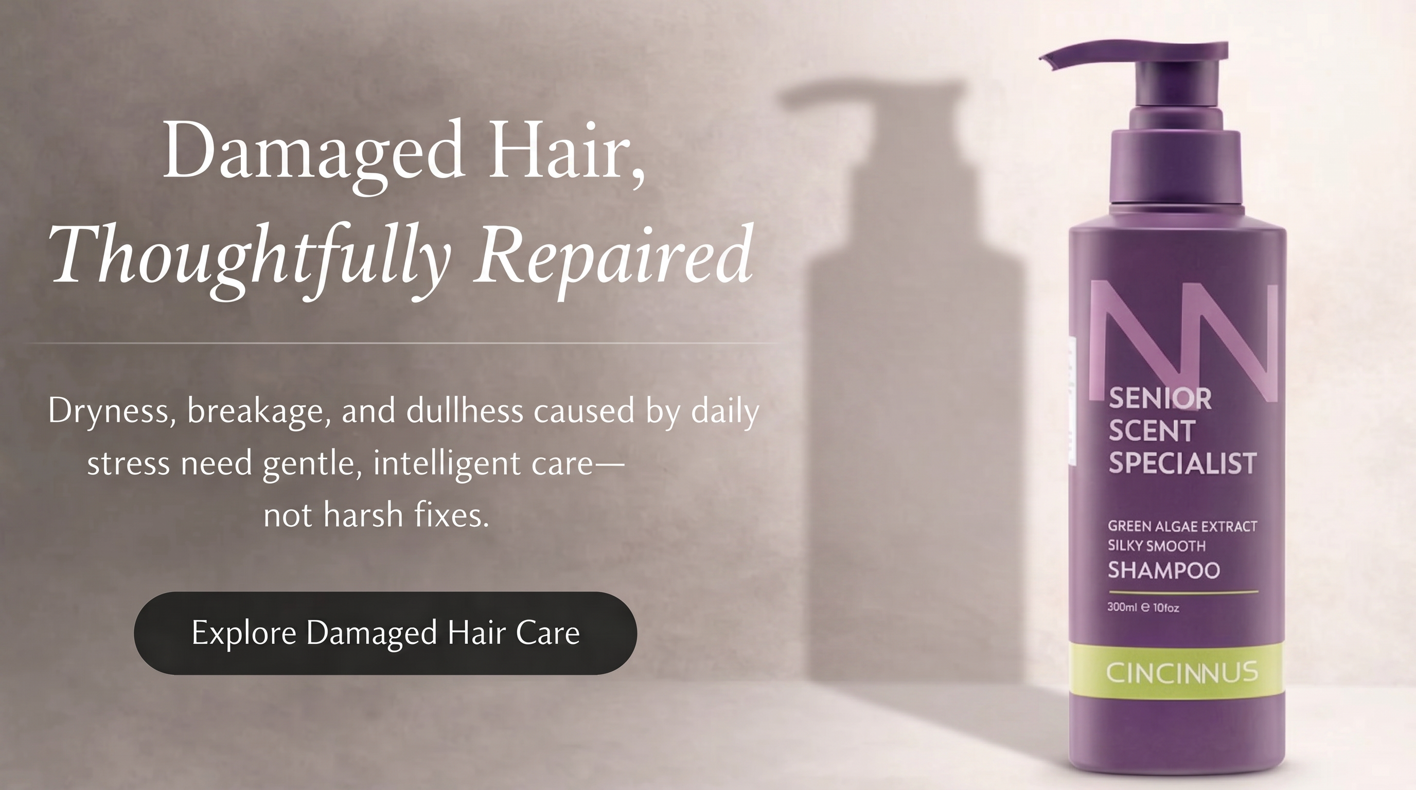 Damaged Hair Doesn't Need More Products It Needs Better Care.