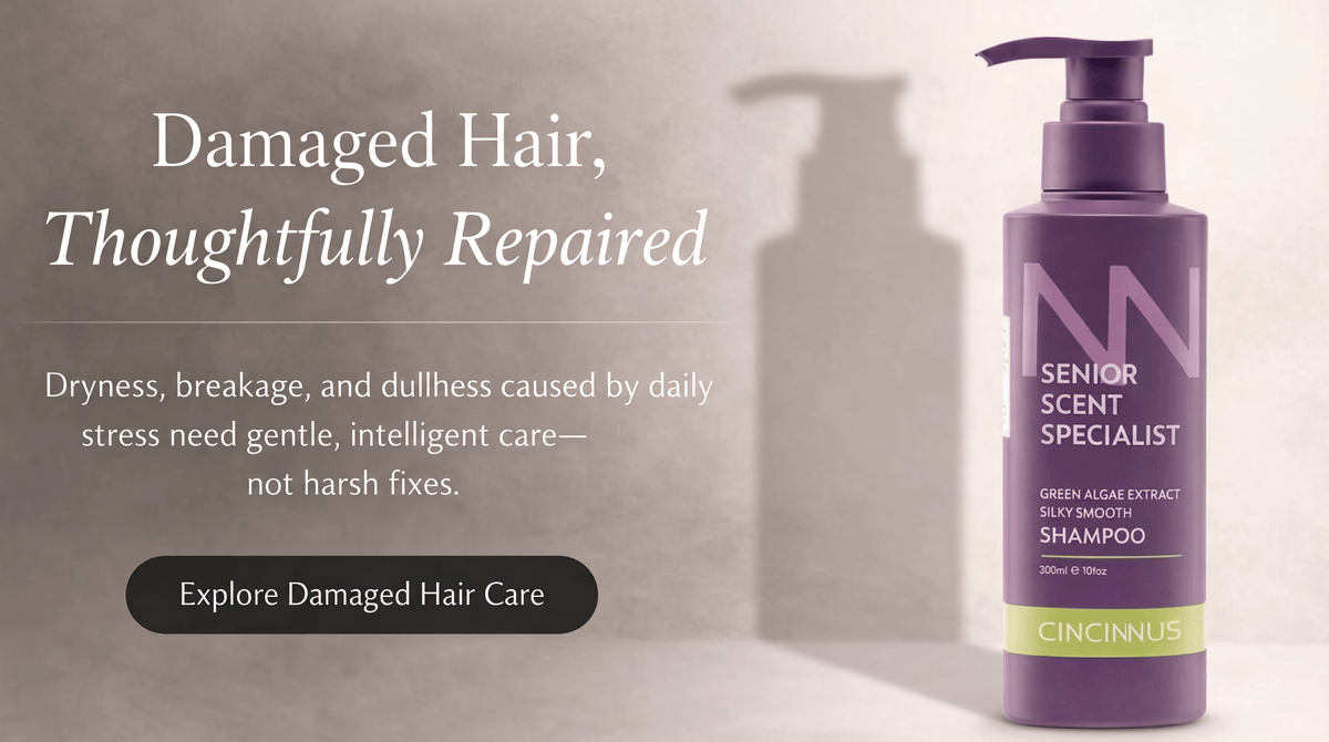 Damaged Hair Doesn't Need More Products It Needs Better Care. - CINCINNUS