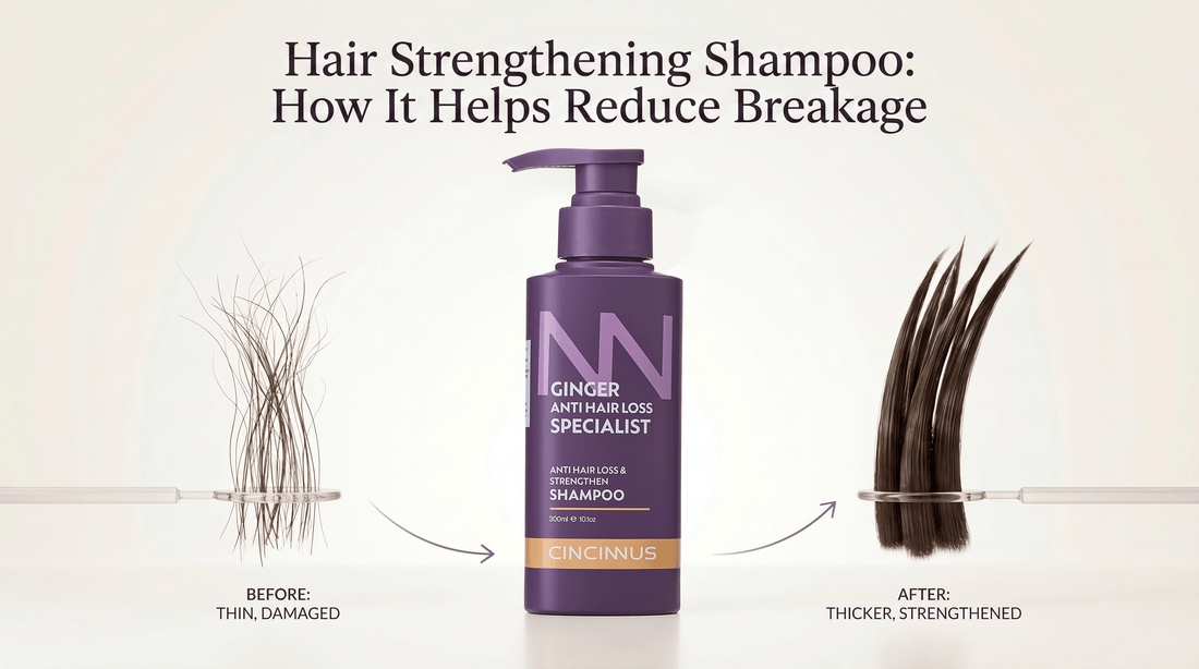 Hair Strengthening Shampoo: How It Helps Reduce Breakage - CINCINNUS