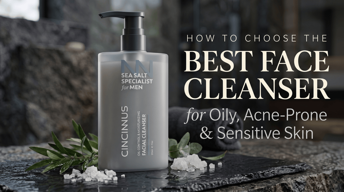 How to Choose the Best Face Cleanser for Oily, Acne-Prone & Sensitive Skin - CINCINNUS
