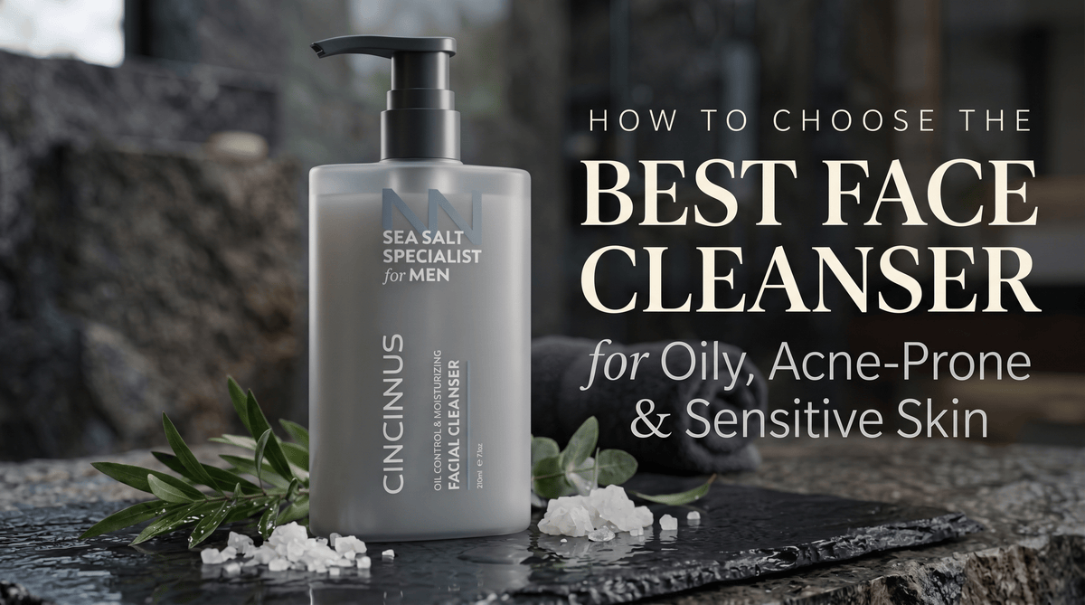 How to Choose the Best Face Cleanser for Oily, Acne-Prone & Sensitive Skin - CINCINNUS