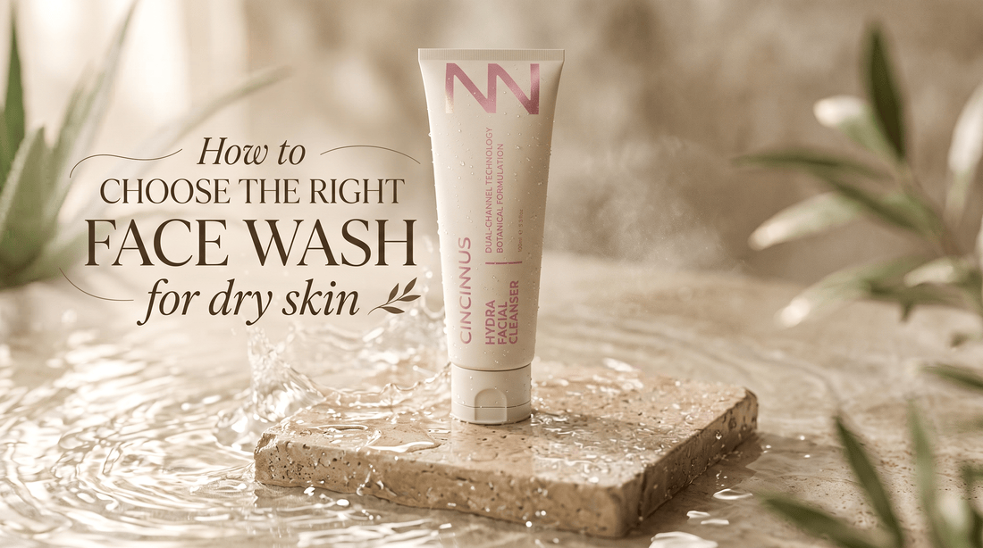 How to Choose the Right Face Wash for Dry Skin - CINCINNUS