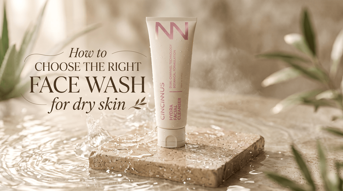 How to Choose the Right Face Wash for Dry Skin - CINCINNUS