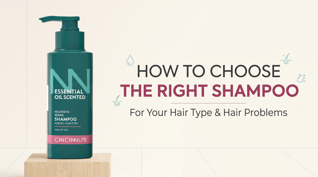 How to Choose the Right Shampoo for Your Hair Type and Hair Problem - CINCINNUS
