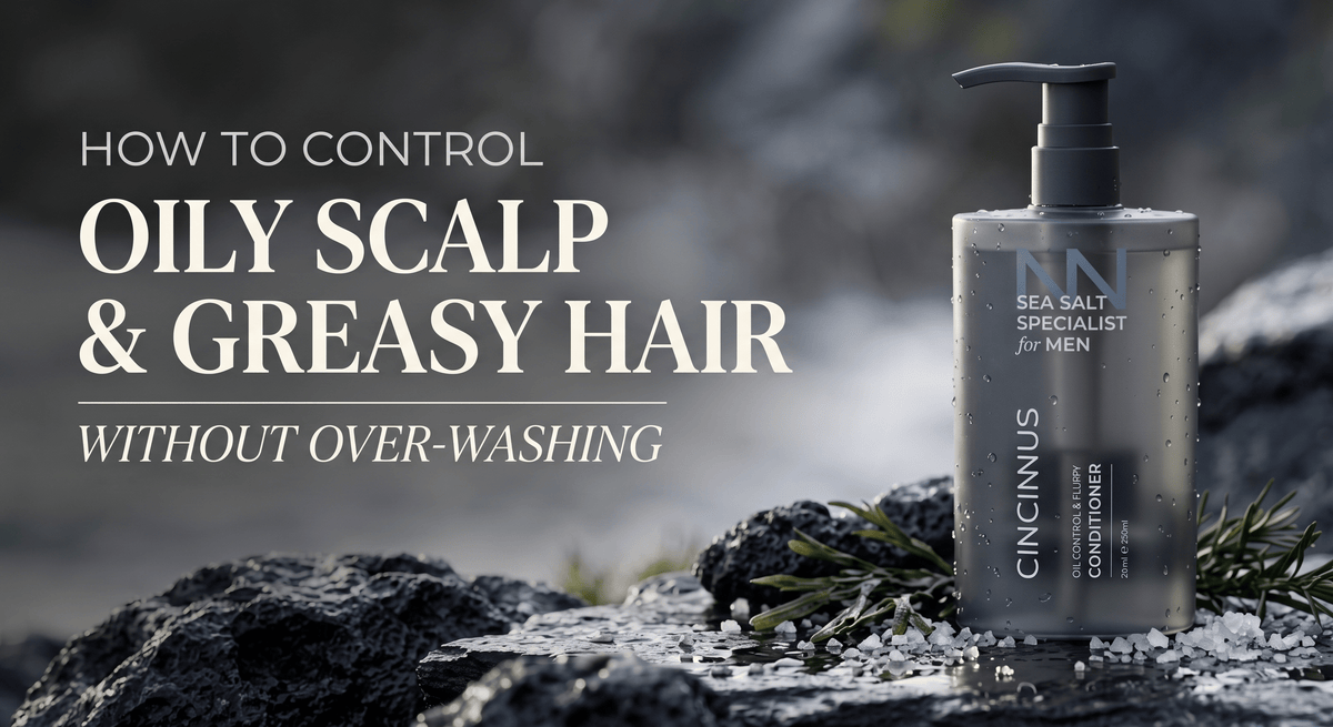 How to Control Oily Scalp and Greasy Hair Without Over-Washing - CINCINNUS