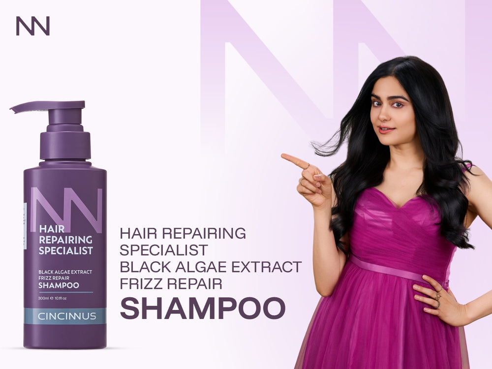 Frizz Repair Shampoo | Black Algae Extract | Smooth & Anti-Frizz Hair Care | Nourishing Shampoo for Dry & Frizzy Hair