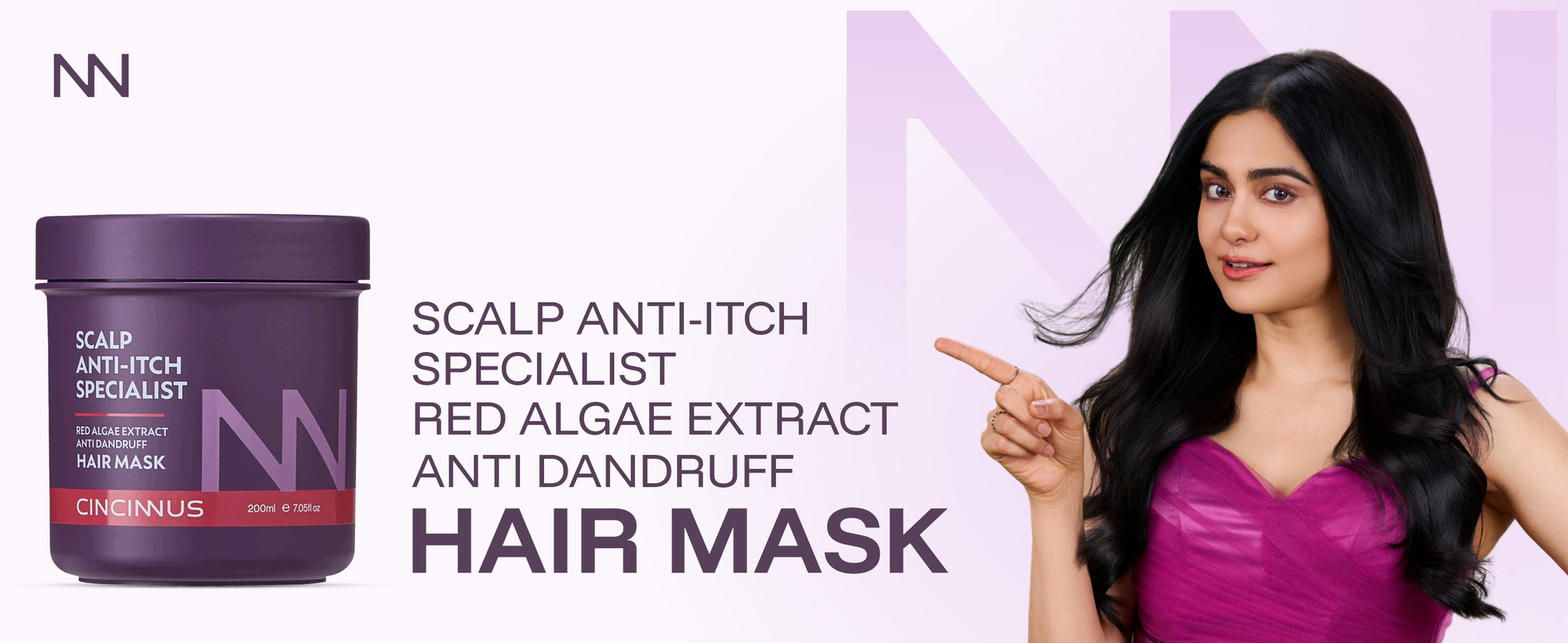 Anti-Itch Anti-Dandruff Hair Mask | Red Algae Extract | Soothes Itchy Scalp & Controls Dandruff | Intensive Scalp Care Treatment