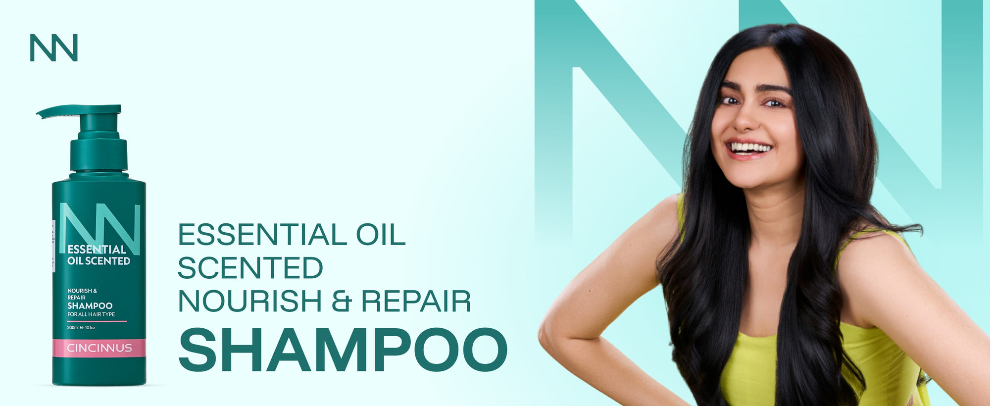 Nourish & Repair Shampoo | Strengthens & Repairs Hair | Daily Use Gentle Shampoo for All Hair Types.