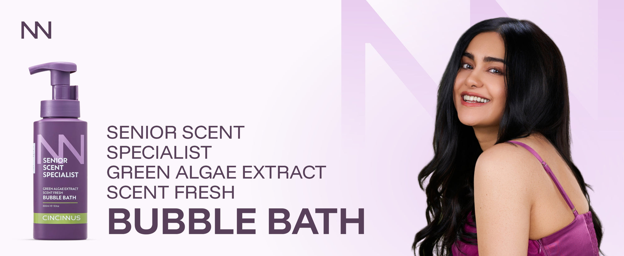 Scent Fresh Bubble Bath | Green Algae Extract | Refreshing & Moisturizing Bath Gel | Gentle Cleanse for All Skin Types