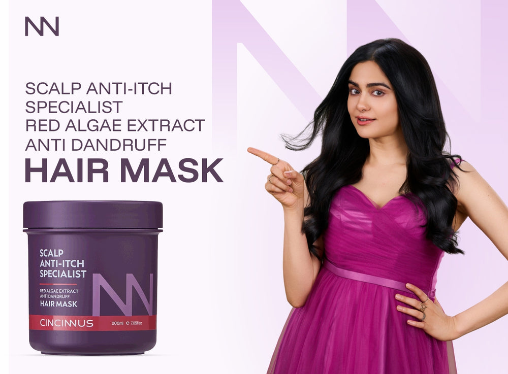 Anti-Itch Anti-Dandruff Hair Mask | Red Algae Extract | Soothes Itchy Scalp & Controls Dandruff | Intensive Scalp Care Treatment