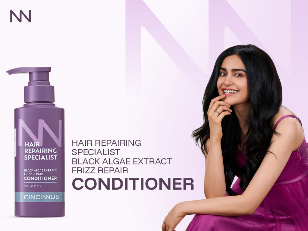 Frizz Repair Conditioner | Black Algae Extract | Smoothens & Controls Frizz | Nourishing Conditioner for Dry & Frizzy Hair