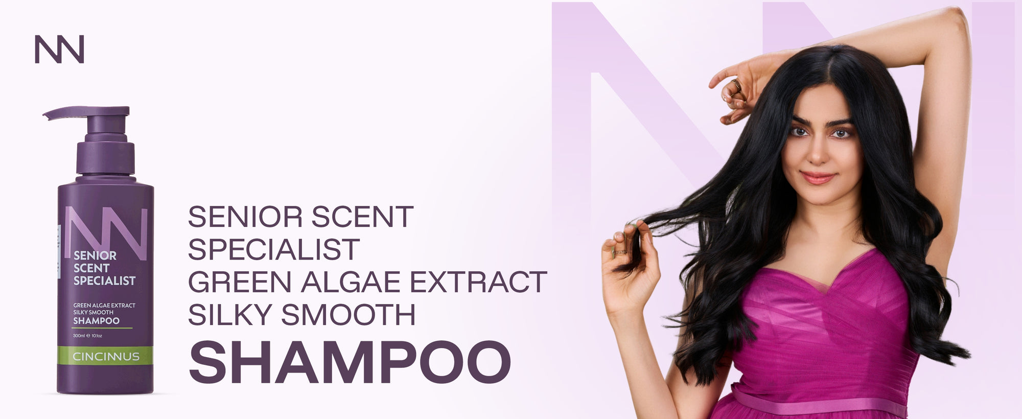 Silky Smooth Shampoo | Green Algae Extract | Soft, Shiny & Smooth Hair | Nourishing Shampoo for Dull & Rough Hair