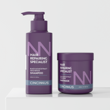 Frizz Repair Shampoo & Hair Mask Combo | Black Algae Extract | Anti-Frizz, Smooth & Deep Nourishing Hair Care for Dry & Damaged Hair