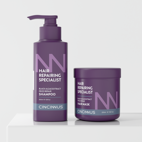 Frizz Repair Shampoo & Hair Mask Combo #300ml+200ml