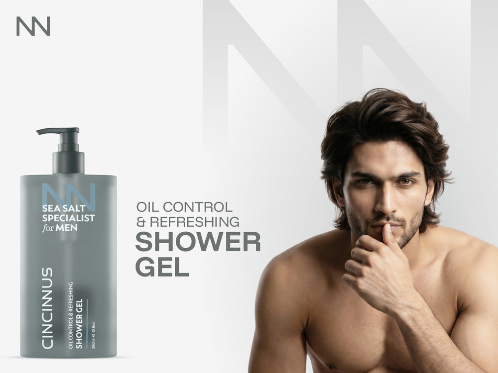 Oil Control Refreshing Shower Gel | Deep Cleansing Body Wash | Controls Excess Oil & Refreshes Skin | Ideal for Oily Skin, For Men