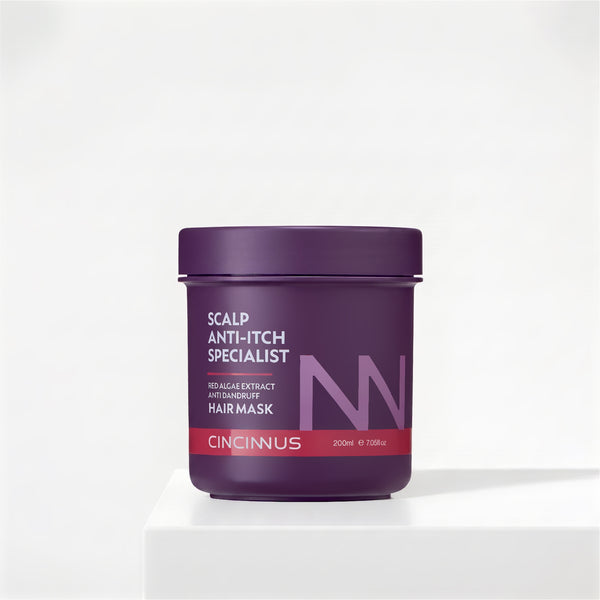 Anti-Itch Anti-Dandruff Hair Mask | Red Algae Extract | Soothes Itchy Scalp & Controls Dandruff | Intensive Scalp Care Treatment