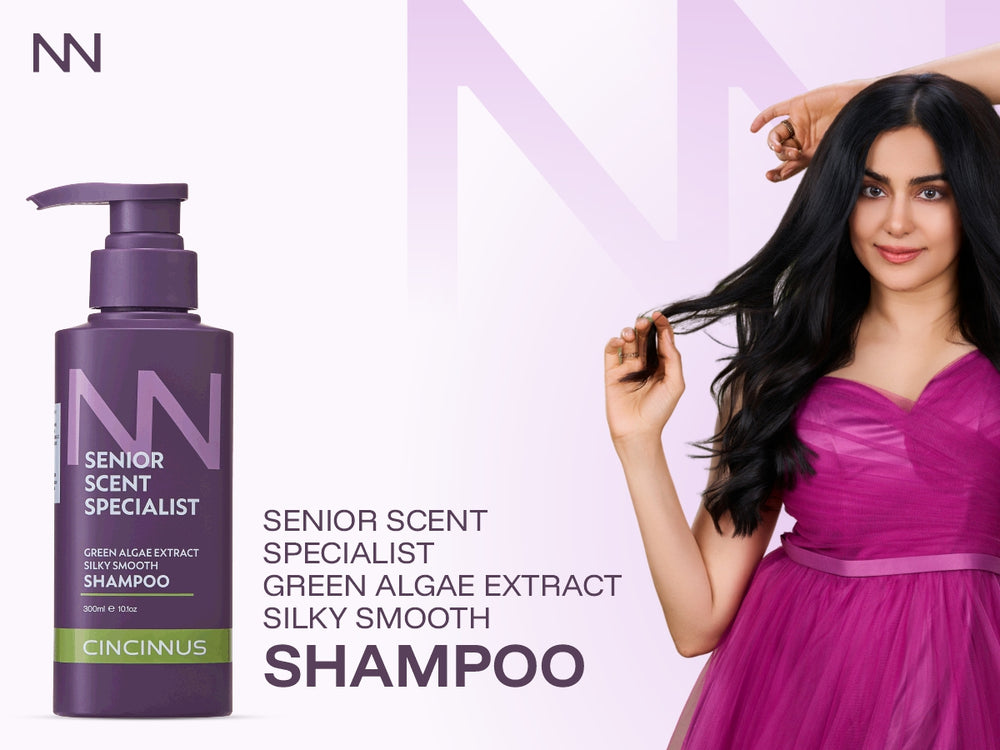 Silky Smooth Shampoo | Green Algae Extract | Soft, Shiny & Smooth Hair | Nourishing Shampoo for Dull & Rough Hair