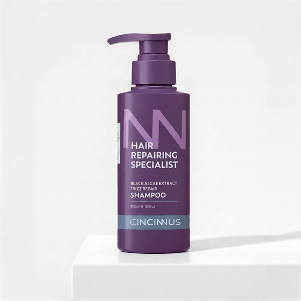 Frizz Repair Shampoo | Black Algae Extract | Smooth & Anti-Frizz Hair Care | Nourishing Shampoo for Dry & Frizzy Hair