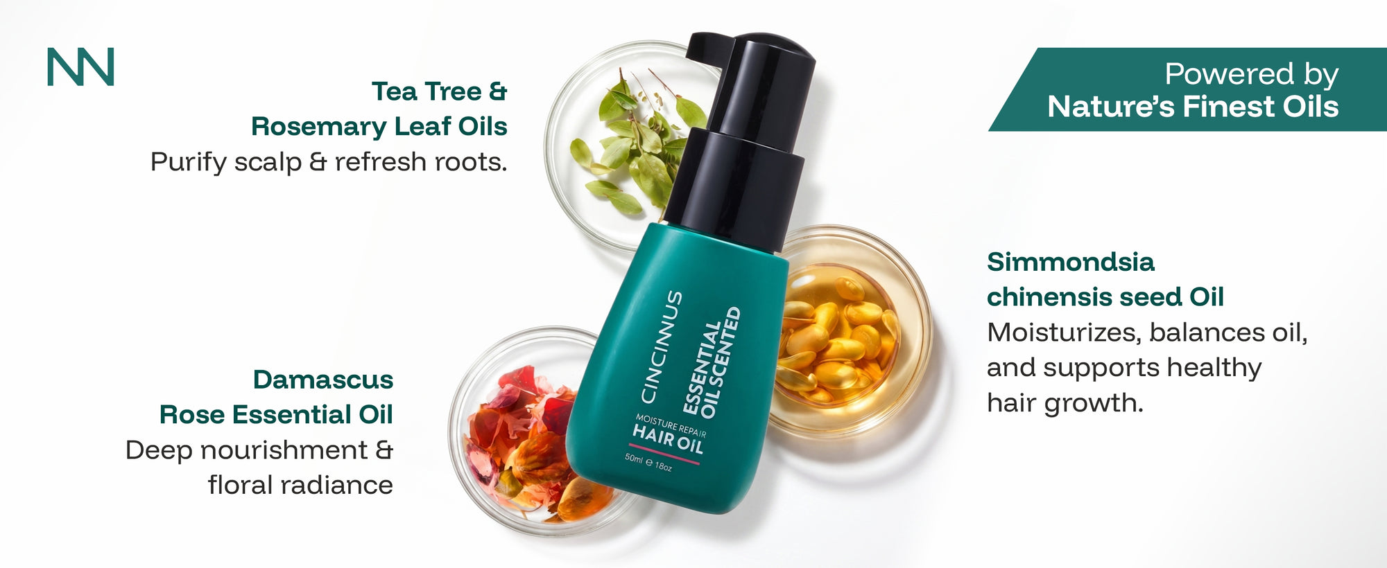 Moisture Repair Hair Oil | Nourishing & Strengthening Hair Oil | Helps Repair Dry & Damaged Hair