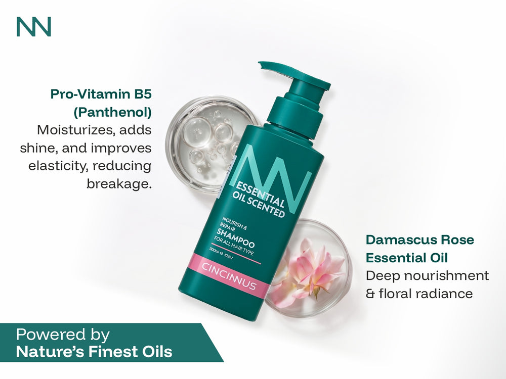 Nourish & Repair Shampoo | Strengthens & Repairs Hair | Daily Use Gentle Shampoo for All Hair Types.