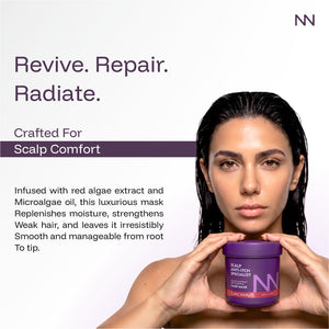 Anti-Dandruff Shampoo and Mask Combo | Red Algae Extract | Controls Dandruff, Itchy & Flaky Scalp | Gentle Daily Use Shampoo for All Hair Types