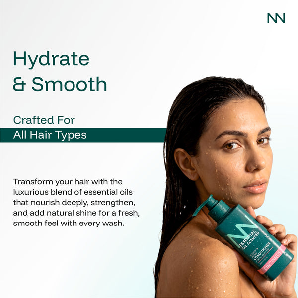 Nourish & Repair Shampoo + Conditioner Combo | Strengthens & Repairs Hair | Daily Use Gentle Shampoo for All Hair Types