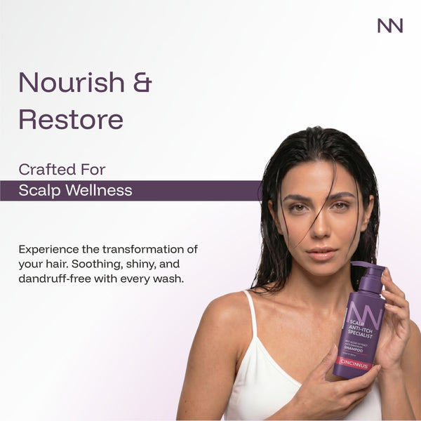 Anti-Dandruff Shampoo | Red Algae Extract | Controls Dandruff, Itchy & Flaky Scalp | Gentle Daily Use Shampoo for All Hair Types