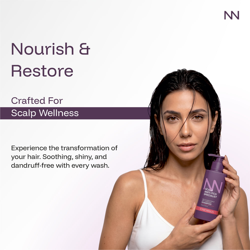 Anti-Dandruff Shampoo | Red Algae Extract | Controls Dandruff, Itchy & Flaky Scalp | Gentle Daily Use Shampoo for All Hair Types