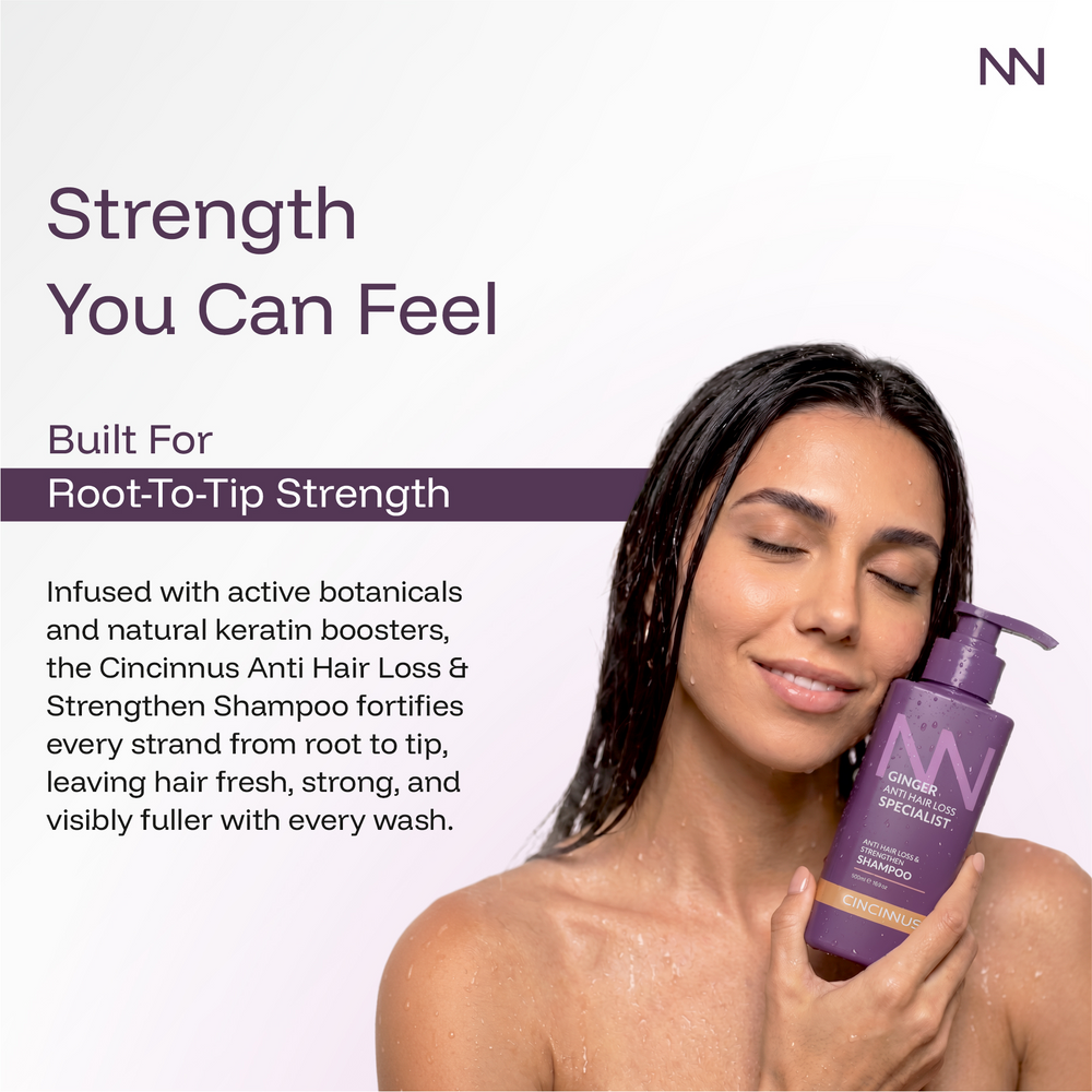 Anti Hair Loss & Strengthening Shampoo | Helps Reduce Hair Fall & Strengthen Roots | Daily Use Shampoo for Weak & Thinning Hair