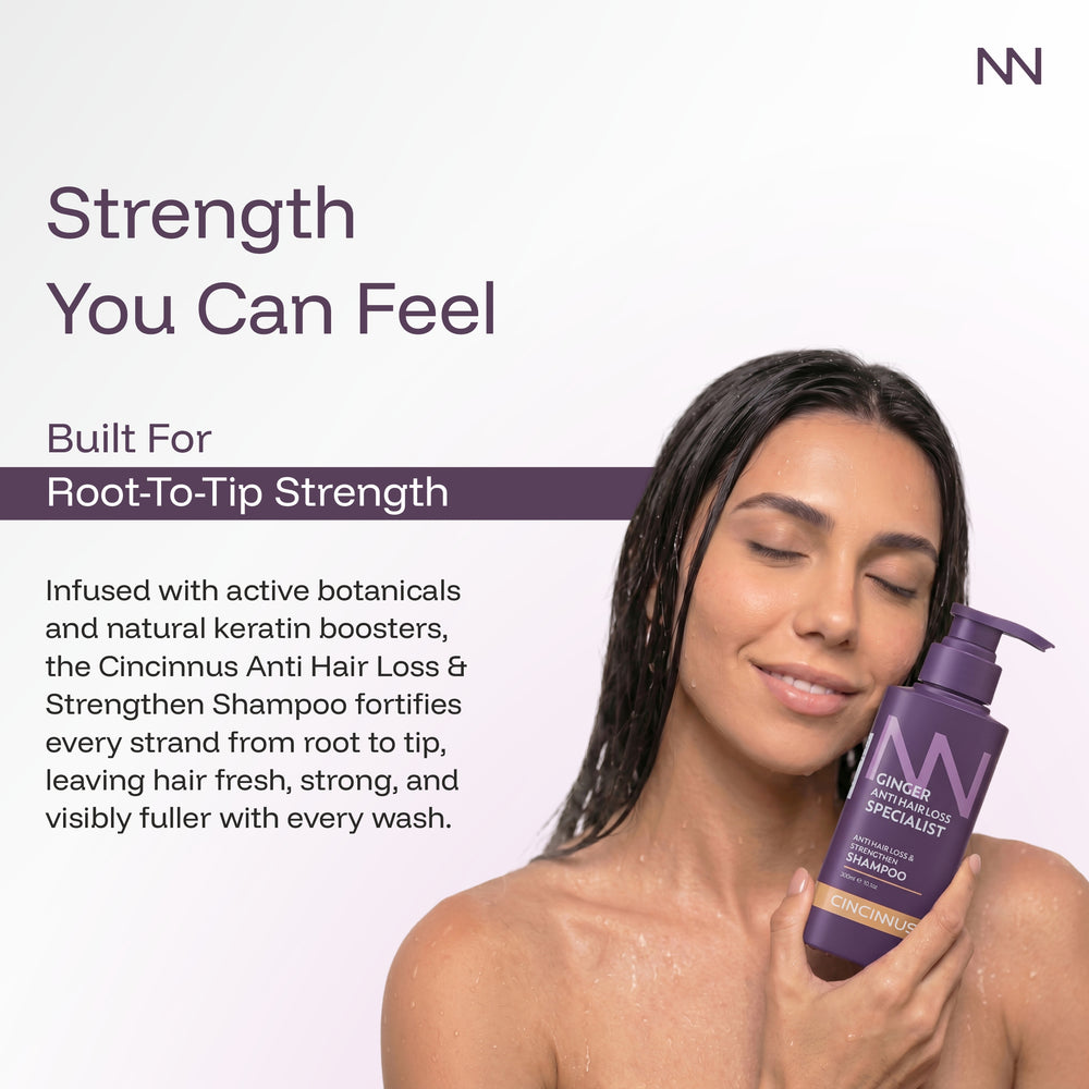 Anti Hair Loss & Strengthening Shampoo | Helps Reduce Hair Fall & Strengthen Roots | Daily Use Shampoo for Weak & Thinning Hair