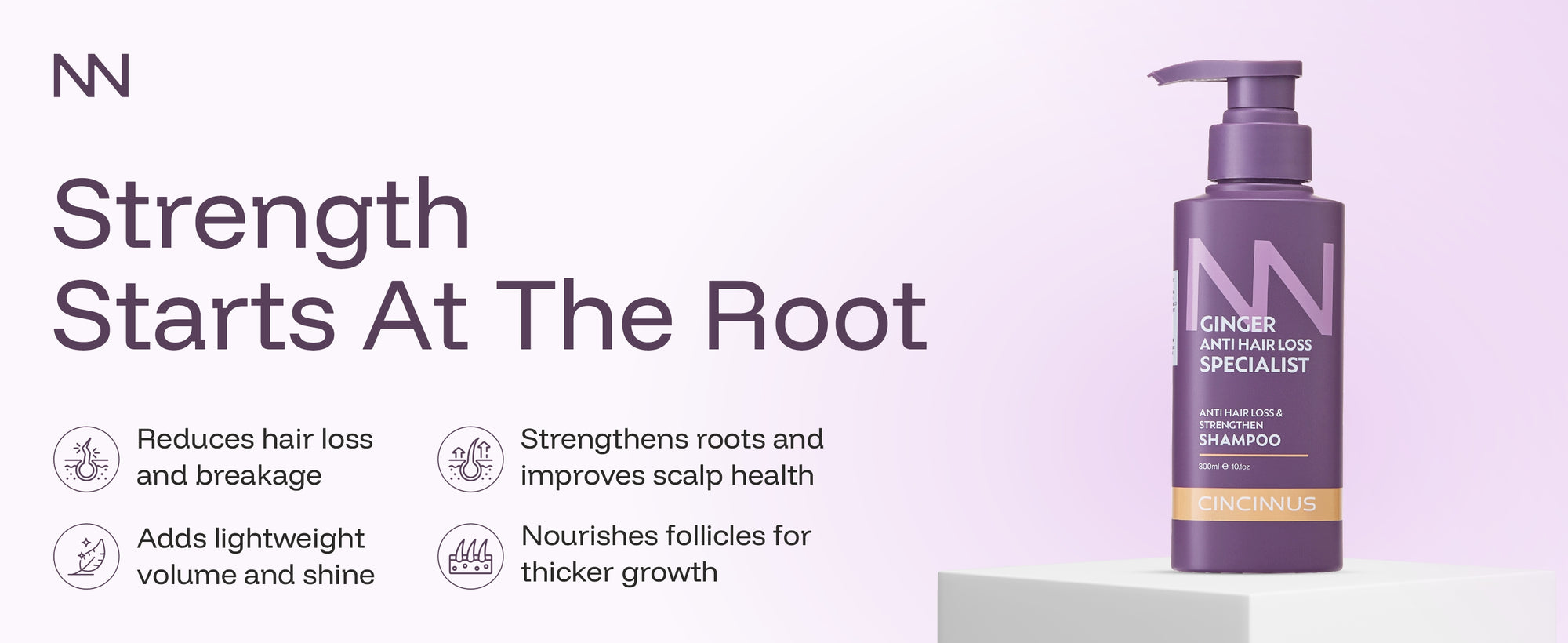 Anti Hair Loss & Strengthening Shampoo | Helps Reduce Hair Fall & Strengthen Roots | Daily Use Shampoo for Weak & Thinning Hair