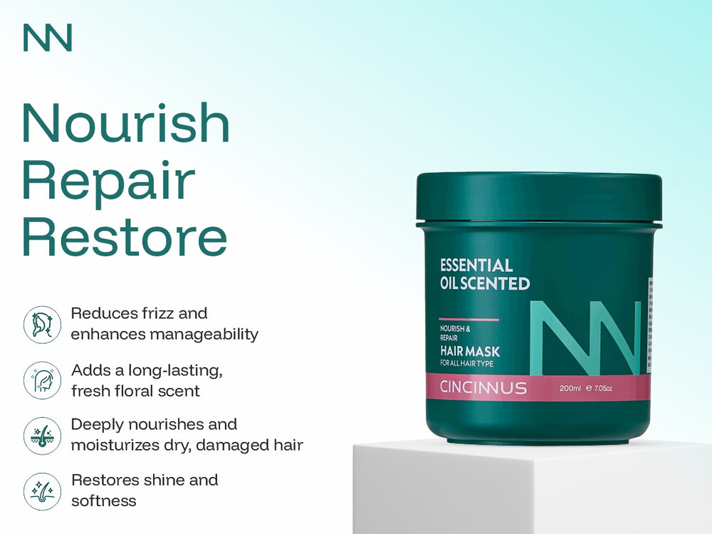 Nourish & Repair Hair Mask | Deep Conditioning & Damage Repair | Intensive Hair Care Mask for All Hair Types