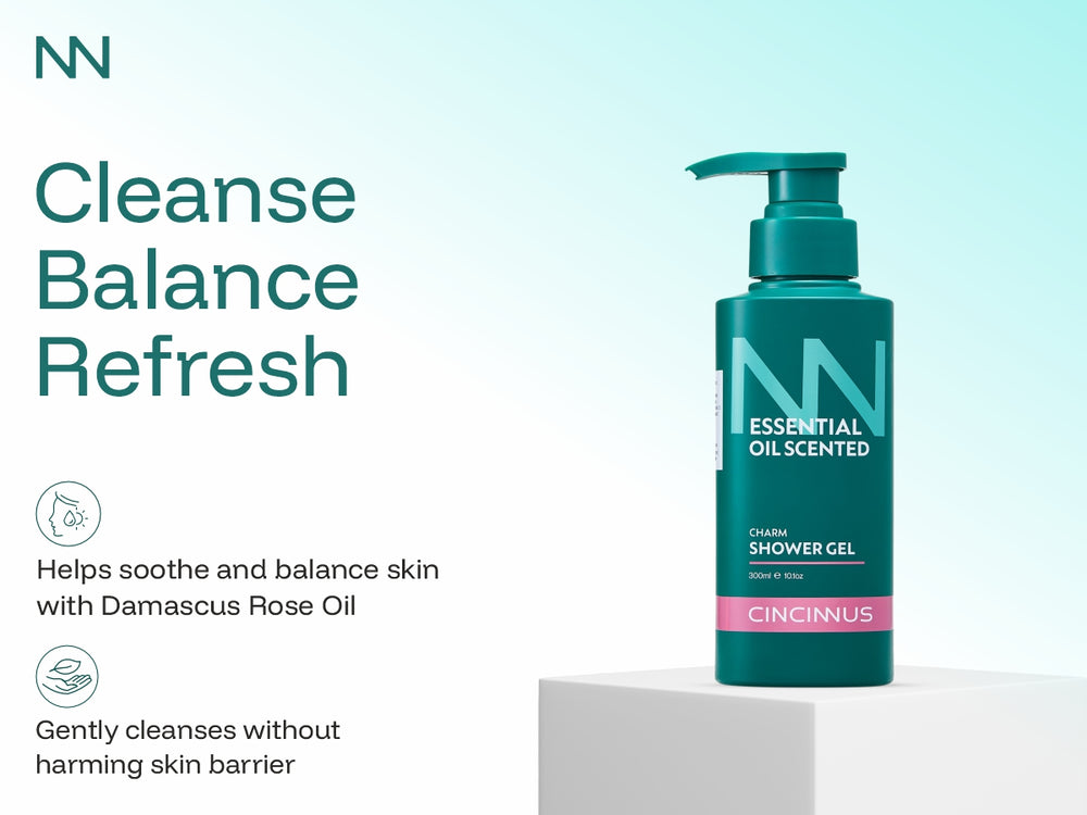 Essential Oil Charm Shower Gel | Gentle Cleansing & Long-Lasting Fragrance | Refreshing Body Wash for All Skin Types