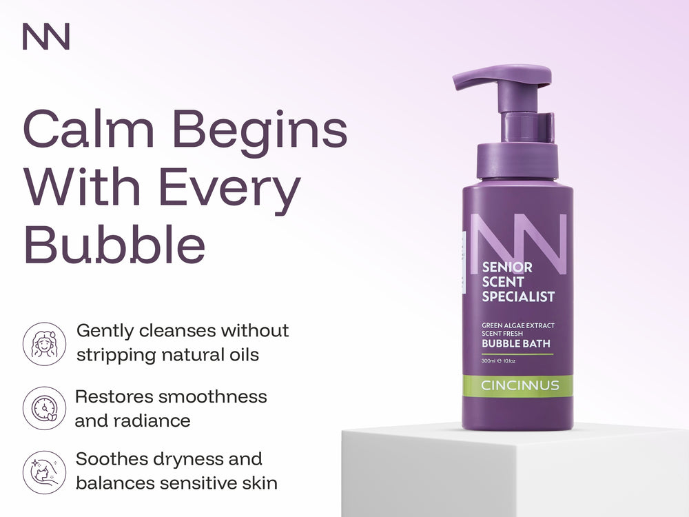 Scent Fresh Bubble Bath | Green Algae Extract | Refreshing & Moisturizing Bath Gel | Gentle Cleanse for All Skin Types
