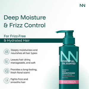 Nourish & Repair Shampoo + Conditioner Combo | Strengthens & Repairs Hair | Daily Use Gentle Shampoo for All Hair Types