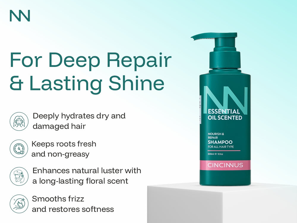 Nourish & Repair Shampoo | Strengthens & Repairs Hair | Daily Use Gentle Shampoo for All Hair Types.
