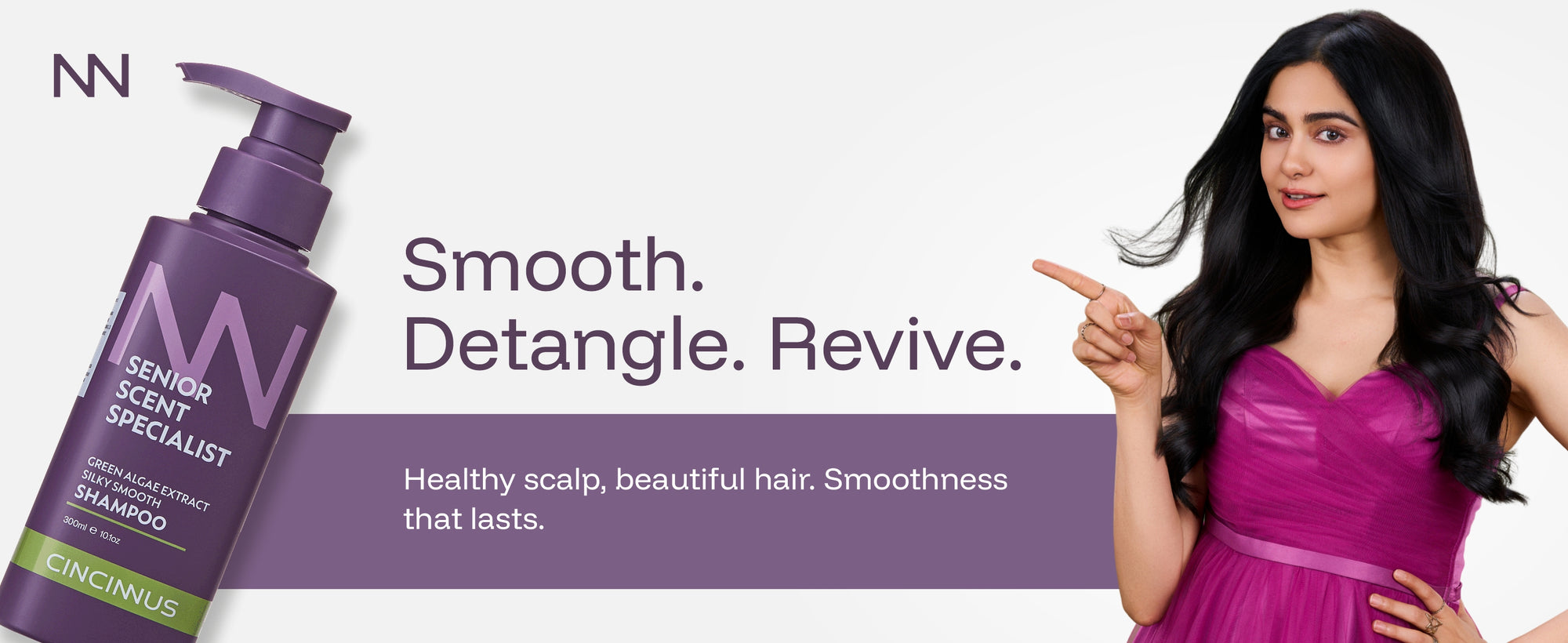Silky Smooth Shampoo | Green Algae Extract | Soft, Shiny & Smooth Hair | Nourishing Shampoo for Dull & Rough Hair