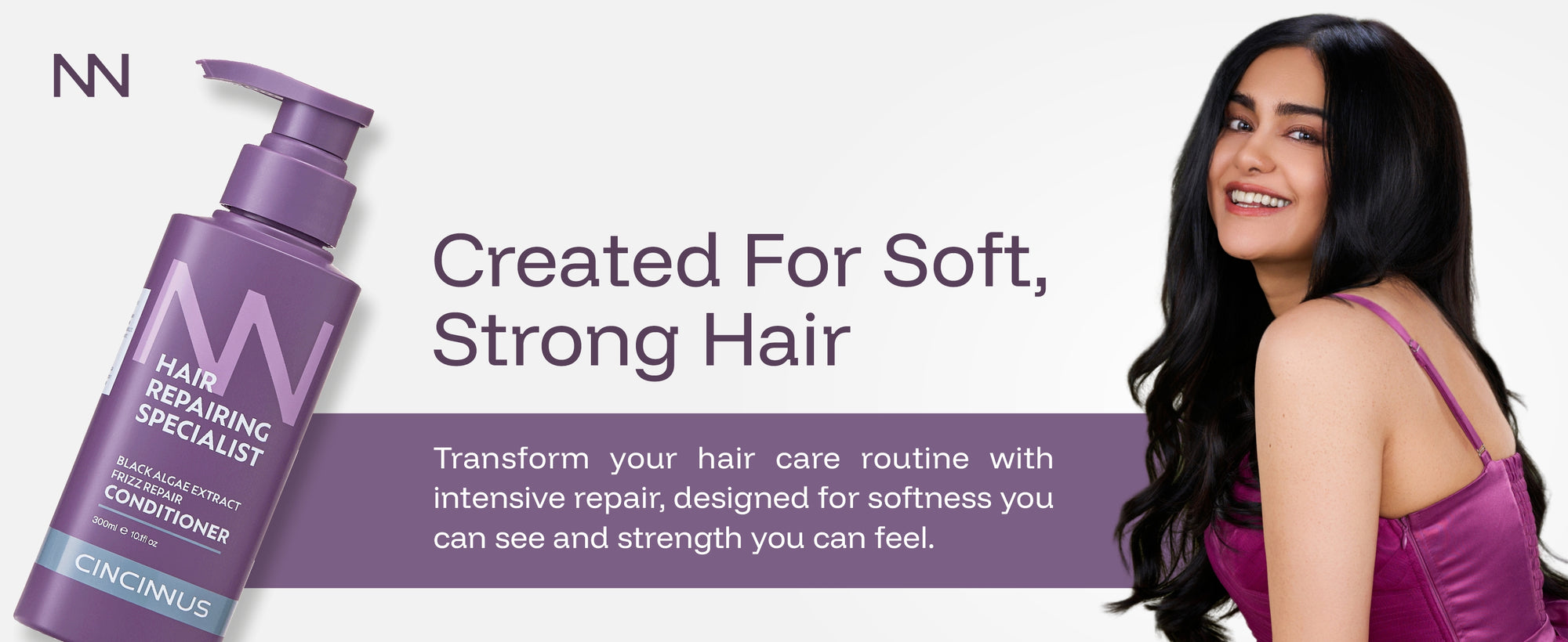 Frizz Repair Conditioner | Black Algae Extract | Smoothens & Controls Frizz | Nourishing Conditioner for Dry & Frizzy Hair