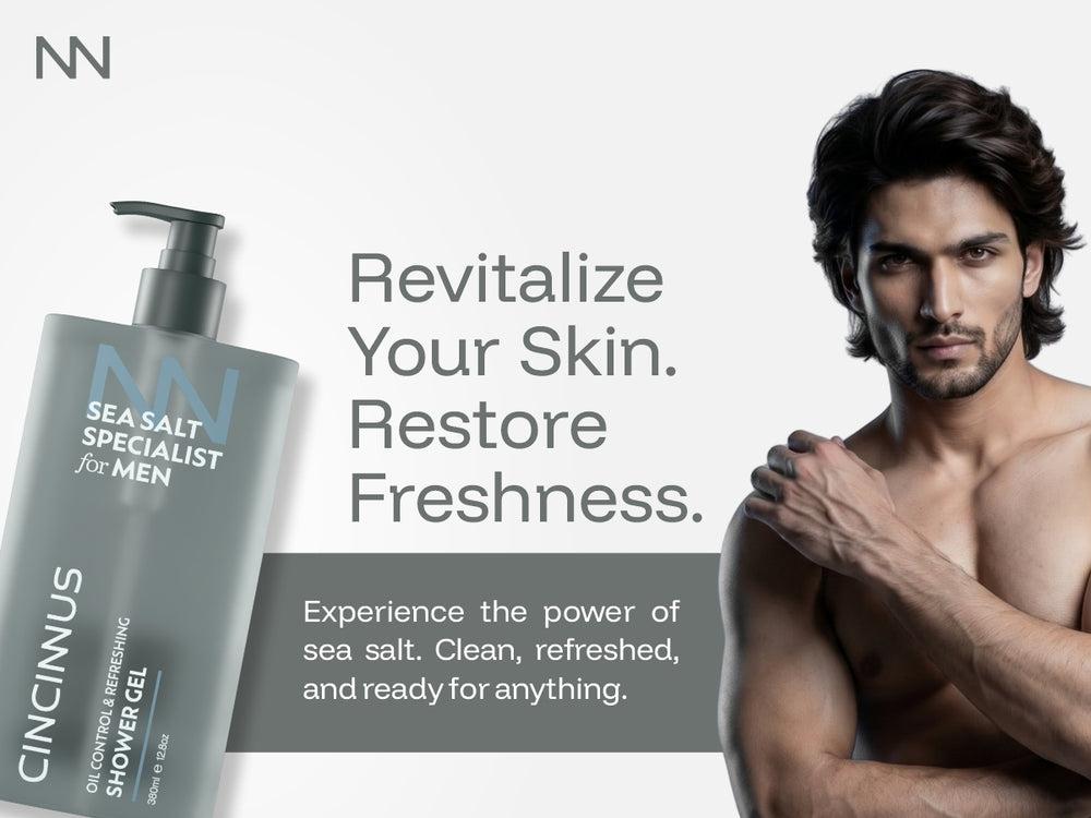 Oil Control Refreshing Shower Gel | Deep Cleansing Body Wash | Controls Excess Oil & Refreshes Skin | Ideal for Oily Skin, For Men