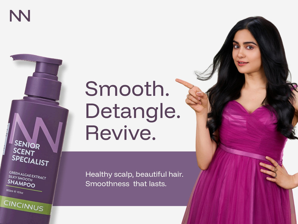 Silky Smooth Shampoo | Green Algae Extract | Soft, Shiny & Smooth Hair | Nourishing Shampoo for Dull & Rough Hair