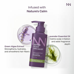 Silky Smooth Shampoo | Green Algae Extract | Soft, Shiny & Smooth Hair | Nourishing Shampoo for Dull & Rough Hair
