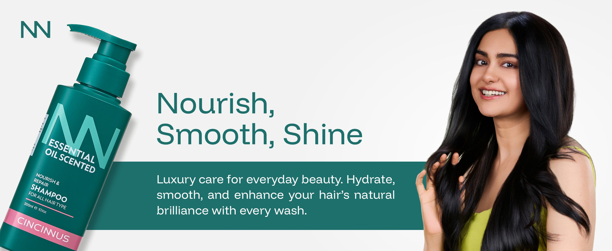 Nourish & Repair Shampoo | Strengthens & Repairs Hair | Daily Use Gentle Shampoo for All Hair Types.