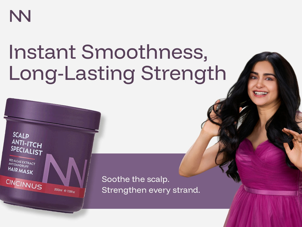 Anti-Itch Anti-Dandruff Hair Mask | Red Algae Extract | Soothes Itchy Scalp & Controls Dandruff | Intensive Scalp Care Treatment