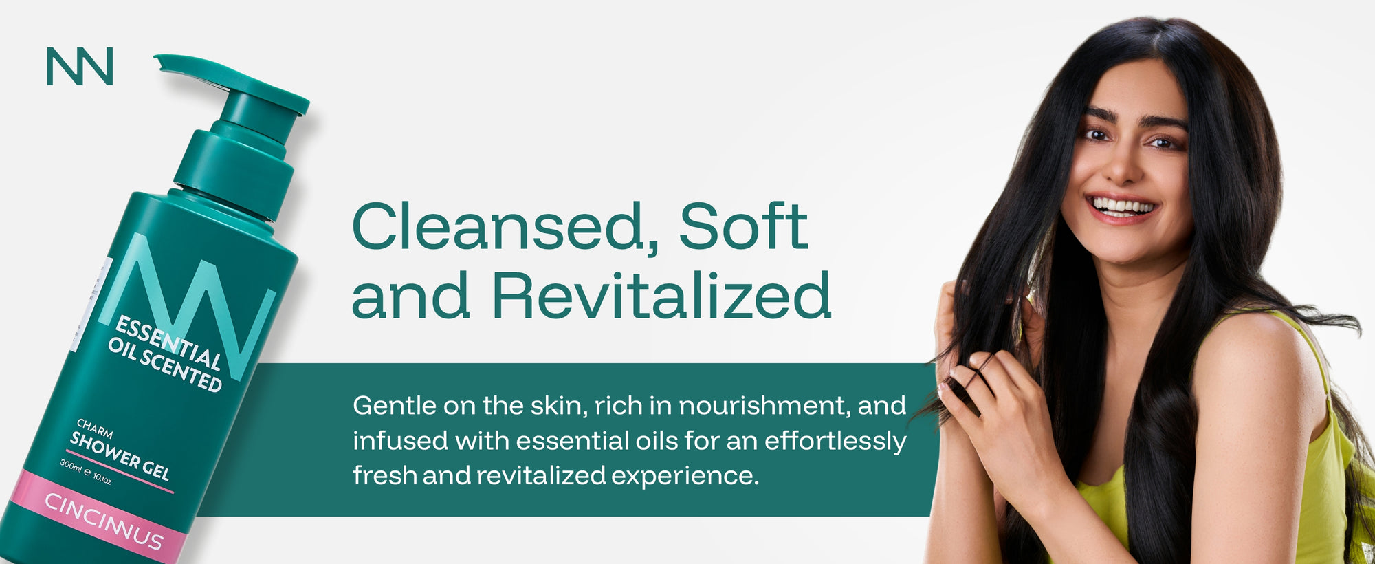 Essential Oil Charm Shower Gel | Gentle Cleansing & Long-Lasting Fragrance | Refreshing Body Wash for All Skin Types