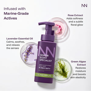 Scent Fresh Bubble Bath | Green Algae Extract | Refreshing & Moisturizing Bath Gel | Gentle Cleanse for All Skin Types