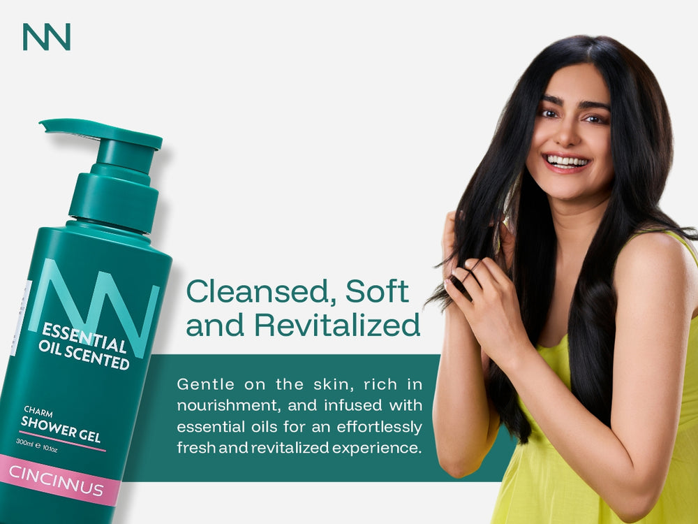 Essential Oil Charm Shower Gel | Gentle Cleansing & Long-Lasting Fragrance | Refreshing Body Wash for All Skin Types