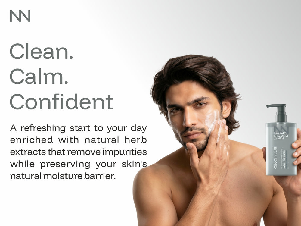 Oil Control Facial Cleanser | Deep Cleansing Face Wash with Moisturizing Care | Controls Excess Oil | For Oily & Acne-Prone Skin, For Men