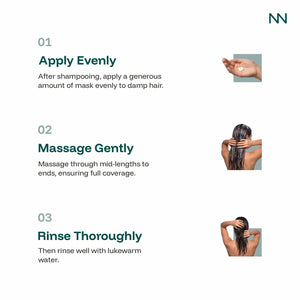 Nourish & Repair Shampoo + Hair Mask Combo | Strengthens & Repairs Hair | Daily Use Gentle Shampoo for All Hair Types