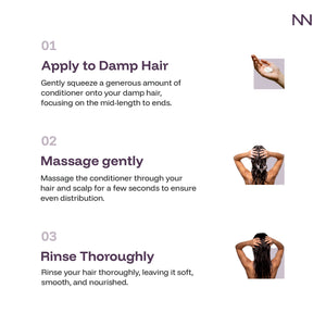 Frizz Repair Conditioner | Black Algae Extract | Smoothens & Controls Frizz | Nourishing Conditioner for Dry & Frizzy Hair